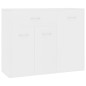 vidaXL Aparador de madera contrachapada blanco 88x30x70 cm vidaXL Aparador de madera contrachapada blanco 88x30x70 cm