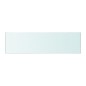 vidaXL Panel de estante vidrio claro 50x12 cm
