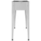 vidaXL Jardineras 2 unidades acero galvanizado