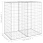 vidaXL Muro de gaviones con cubiertas acero galvanizado 100x60x100 cm vidaXL Muro de gaviones con cubiertas acero galvanizado 100x60x100 cm