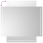 vidaXL Espejo de baño con LED 50x70 cm vidaXL Espejo de baño con LED 50x70 cm
