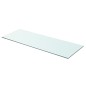vidaXL Panel de estante vidrio claro 80x30 cm vidaXL Panel de estante vidrio claro 80x30 cm