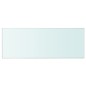 vidaXL Panel de estante vidrio claro 80x30 cm vidaXL Panel de estante vidrio claro 80x30 cm
