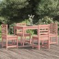 vidaXL Juego de comedor para jardín 5 pzas madera maciza Douglas vidaXL Juego de comedor para jardín 5 pzas madera maciza Douglas