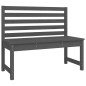vidaXL Juego de comedor de jardín 4 piezas madera maciza pino gris vidaXL Juego de comedor de jardín 4 piezas madera maciza pino gris