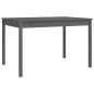 vidaXL Juego de comedor de jardín 4 piezas madera maciza pino gris vidaXL Juego de comedor de jardín 4 piezas madera maciza pino gris