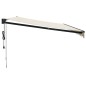 vidaXL Toldo retráctil automático color crema 5x3 m vidaXL Toldo retráctil automático color crema 5x3 m