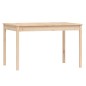 vidaXL Juego de comedor de jardín 5 piezas madera maciza de pino