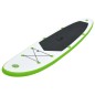 vidaXL Juego de tabla de paddle surf hinchable verde y blanco vidaXL Juego de tabla de paddle surf hinchable verde y blanco