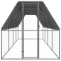 vidaXL Jaula gallinero de exterior de acero galvanizado 2x8x2 m vidaXL Jaula gallinero de exterior de acero galvanizado 2x8x2 m