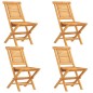 vidaXL Juego de comedor para jardín 5 piezas madera maciza de teca vidaXL Juego de comedor para jardín 5 piezas madera maciza de teca