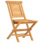 vidaXL Juego de comedor para jardín 5 piezas madera maciza de teca vidaXL Juego de comedor para jardín 5 piezas madera maciza de teca
