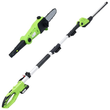vidaXL Set de herramientas eléctricas de jardín sin cable 3 piezas