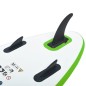 vidaXL Juego de tabla de paddle surf hinchable verde y blanco vidaXL Juego de tabla de paddle surf hinchable verde y blanco
