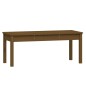 vidaXL Set de comedor de jardín 4 pzas madera maciza pino marrón miel vidaXL Set de comedor de jardín 4 pzas madera maciza pino marrón miel