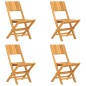 vidaXL Juego de comedor para jardín 5 piezas madera maciza de teca vidaXL Juego de comedor para jardín 5 piezas madera maciza de teca