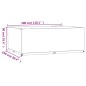 vidaXL Fundas muebles jardín 2 uds 16 ojales rectangular 300x250x90 cm vidaXL Fundas muebles jardín 2 uds 16 ojales rectangular 300x250x90 cm