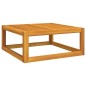 vidaXL Set muebles de jardín 5 pzas madera maciza y cojines gris claro vidaXL Set muebles de jardín 5 pzas madera maciza y cojines gris claro