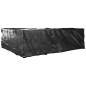 vidaXL Fundas muebles jardín forma de L 2 uds 16 ojales 260x210x80 cm vidaXL Fundas muebles jardín forma de L 2 uds 16 ojales 260x210x80 cm
