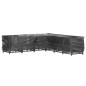 vidaXL Fundas muebles jardín forma de L 2 uds 20 ojales 300x300x70 cm vidaXL Fundas muebles jardín forma de L 2 uds 20 ojales 300x300x70 cm