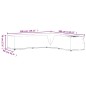 vidaXL Fundas muebles jardín forma de L 2 uds 20 ojales 300x300x70 cm vidaXL Fundas muebles jardín forma de L 2 uds 20 ojales 300x300x70 cm