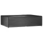 vidaXL Fundas muebles jardín 2 uds 16 ojales rectangular 300x200x75 cm