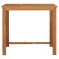 vidaXL Mesa alta de jardín madera maciza de acacia 120x60x105 cm vidaXL Mesa alta de jardín madera maciza de acacia 120x60x105 cm