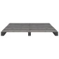 vidaXL Estructura de cama de palés madera maciza pino gris 160x200 cm