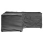 vidaXL Fundas muebles jardín forma de L 2 uds 12 ojales 185x185x70 cm vidaXL Fundas muebles jardín forma de L 2 uds 12 ojales 185x185x70 cm