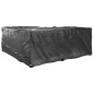 vidaXL Fundas muebles jardín forma de L 2 uds 12 ojales 185x185x70 cm vidaXL Fundas muebles jardín forma de L 2 uds 12 ojales 185x185x70 cm