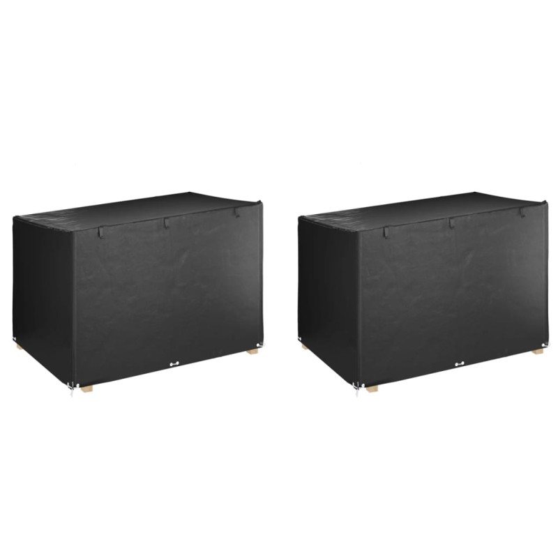 vidaXL Fundas de banco balancín 2 uds 12 ojales PE 215x150x130/150 cm vidaXL Fundas de banco balancín 2 uds 12 ojales PE 215x150x130/150 cm