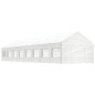 vidaXL Cenador con techo polietileno blanco 17,84x4,08x3,22 m vidaXL Cenador con techo polietileno blanco 17,84x4,08x3,22 m