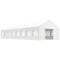 vidaXL Cenador con techo polietileno blanco 17,84x4,08x3,22 m vidaXL Cenador con techo polietileno blanco 17,84x4,08x3,22 m