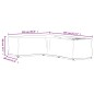 vidaXL Fundas muebles jardín forma de L 2 uds 18 ojales 220x285x80 cm vidaXL Fundas muebles jardín forma de L 2 uds 18 ojales 220x285x80 cm