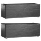 vidaXL Fundas muebles jardín 2 uds 8 ojales rectangular 192x82x65 cm vidaXL Fundas muebles jardín 2 uds 8 ojales rectangular 192x82x65 cm