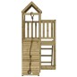 vidaXL Casa de juegos con pared escalada de madera impregnada de pino vidaXL Casa de juegos con pared escalada de madera impregnada de pino