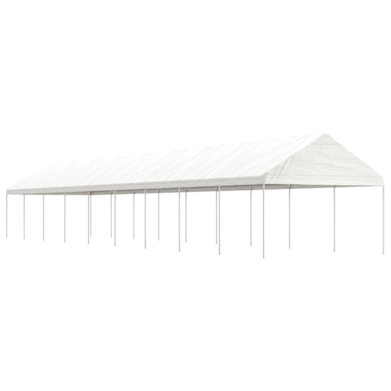 vidaXL Cenador con techo polietileno blanco 20,07x4,08x3,22 m vidaXL Cenador con techo polietileno blanco 20,07x4,08x3,22 m