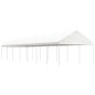 vidaXL Cenador con techo polietileno blanco 15,61x4,08x3,22 m vidaXL Cenador con techo polietileno blanco 15,61x4,08x3,22 m