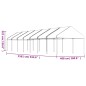 vidaXL Cenador con techo polietileno blanco 15,61x4,08x3,22 m vidaXL Cenador con techo polietileno blanco 15,61x4,08x3,22 m