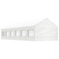 vidaXL Cenador con techo polietileno blanco 13,38x4,08x3,22 m vidaXL Cenador con techo polietileno blanco 13,38x4,08x3,22 m