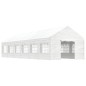 vidaXL Cenador con techo polietileno blanco 13,38x4,08x3,22 m vidaXL Cenador con techo polietileno blanco 13,38x4,08x3,22 m