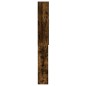 vidaXL Armario de lavadora color roble ahumado 64x25,5x190 cm vidaXL Armario de lavadora color roble ahumado 64x25,5x190 cm