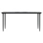 vidaXL Juego de comedor para jardín 7 piezas ratán PVC negro vidaXL Juego de comedor para jardín 7 piezas ratán PVC negro