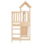 vidaXL Casa de juegos con pared de escalada madera maciza pino vidaXL Casa de juegos con pared de escalada madera maciza pino