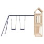 vidaXL Parque infantil de exterior madera maciza de pino vidaXL Parque infantil de exterior madera maciza de pino