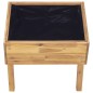 vidaXL Jardinera elevada de madera maciza de acacia 50x40x45 cm vidaXL Jardinera elevada de madera maciza de acacia 50x40x45 cm