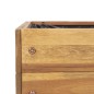 vidaXL Jardinera elevada de madera maciza de acacia 50x40x45 cm vidaXL Jardinera elevada de madera maciza de acacia 50x40x45 cm