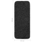 vidaXL Alfombrillas escalera 15 uds antracita rectangular 60x25 cm vidaXL Alfombrillas escalera 15 uds antracita rectangular 60x25 cm