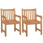 vidaXL Juego de comedor para jardín 5 piezas madera maciza de teca vidaXL Juego de comedor para jardín 5 piezas madera maciza de teca