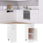 vidaXL Armario inferior cajón cocina madera de ingeniería 30x46x81,5cm vidaXL Armario inferior cajón cocina madera de ingeniería 30x46x81,5cm